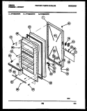 DOOR PARTS Diagram and Parts List for FV16M4WXFD  Gibson Freezer