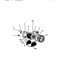 MOTOR Diagram and Parts List for DG600JXF1  Frigidaire Dryer