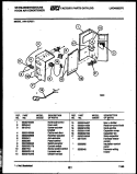 ELECTRICAL PARTS Diagram and Parts List for AH11EP2T1  Frigidaire Air Conditioner