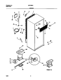 SYSTEM Diagram and Parts List for MRT13BSCW5  Frigidaire Refrigerator
