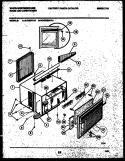 Part Location Diagram of 5303271343 Frigidaire FRONT COMPLETE