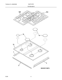 MAINTOP Diagram and Parts List for E30DF74EPS  Electrolux Range