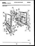 Part Location Diagram of 5300807538 Frigidaire HINGE ARM Right Hand