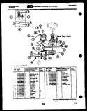 MOTOR AND IDLER ARM CLUTCH Diagram and Parts List for AW700C1D  Kelvinator Washer