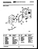 ELECTRICAL PARTS Diagram and Parts List for AL125N1A1  Frigidaire Air Conditioner