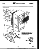 SYSTEM AND AUTOMATIC DEFROST PARTS Diagram and Parts List for RT19F8WT3F  Gibson Refrigerator