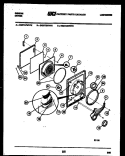 DOOR PARTS Diagram and Parts List for DG27A7WVFX  Gibson Dryer