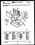 SYSTEM PARTS Diagram and Parts List for AK18E7RYA  Gibson Air Conditioner