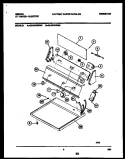 CONSOLE AND CONTROL PARTS Diagram and Parts List for GDE546RBW0  Gibson Dryer