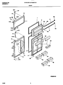 Part Location Diagram of 215867071 Frigidaire TRIM-HANDLE