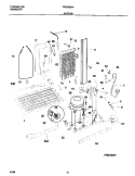 SYSTEM Diagram and Parts List for FRS26ZNHW1  Frigidaire Refrigerator