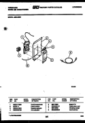 ELECTRICAL PARTS Diagram and Parts List for A05LH8N1  Frigidaire Air Conditioner