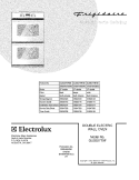 COVER Diagram and Parts List for GLEB27T9FSB  Frigidaire Wall Oven