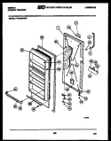 DOOR PARTS Diagram and Parts List for FV16F5WVFD  Gibson Freezer