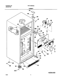 CABINET Diagram and Parts List for FRTX18N5BQ4  Frigidaire Refrigerator