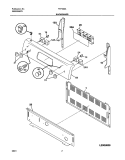 Part Location Diagram of 316243302 Frigidaire OVERLAY