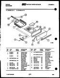 BROILER DRAWER PARTS Diagram and Parts List for 36-3032-23-06  Tappan Range