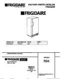 COVER Diagram and Parts List for FFU20F9CW1  Frigidaire Freezer