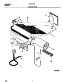 CONTROL PARTS Diagram and Parts List for FAB077Y7B2  Frigidaire Air Conditioner