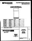 COVER Diagram and Parts List for MRT19GNBD0  Uni Refrigerator