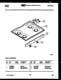 COOKTOP PARTS Diagram and Parts List for CGC2M5WSTB  Gibson Range