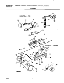 CONTROLS Diagram and Parts List for FRS20ZRGD2  Frigidaire Refrigerator