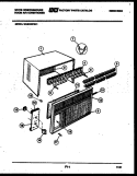 CABINET PARTS Diagram and Parts List for WAS183P2K1  Frigidaire Air Conditioner
