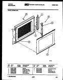 Part Location Diagram of 5303269839 Frigidaire DOOR-COMPLETE