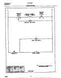 WIRING DIAGRAM Diagram and Parts List for MEF300PXWA  Frigidaire Range