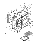 Part Location Diagram of Q310062 Frigidaire OVEN WRAPPER PANELS, BACK