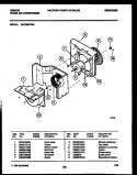 AIR HANDLING PARTS Diagram and Parts List for GAC088P7A3  Gibson Air Conditioner