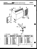 WINDOW MOUNTING PARTS Diagram and Parts List for A18NE2E1  Frigidaire Air Conditioner