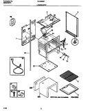 LOWER BODY Diagram and Parts List for TGO336BFW1  Tappan Range
