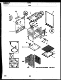 BODY PARTS Diagram and Parts List for 32-2642-00-02  Tappan Range