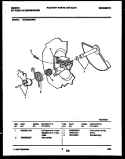CAM Diagram and Parts List for GDB222RBR0  Gibson Dishwasher