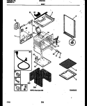 BODY PARTS Diagram and Parts List for GF670RXW3  Frigidaire Range