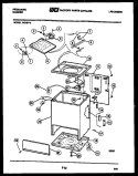 CABINET PARTS Diagram and Parts List for WCISFW0  Frigidaire Washer