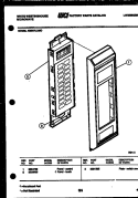 CONTROL PANEL Diagram and Parts List for KM937LXM0  Frigidaire Microwave