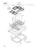 MAINTOP Diagram and Parts List for PLCF489ACA  Frigidaire Range