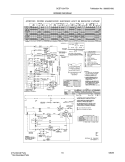 WIRING DIAGRAM Diagram and Parts List for GCET1031FS4  Frigidaire Washer Dryer Combo