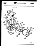 CABINET AND COMPONENT PARTS Diagram and Parts List for 49-2828-00-01  Tappan Dryer