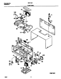 FUNCTIONAL Diagram and Parts List for FMT118E1B0  Frigidaire Microwave