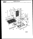SYSTEM AND AUTOMATIC DEFROST PARTS Diagram and Parts List for MRS22WHBD0  Frigidaire Refrigerator