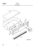 Part Location Diagram of 318185448 Frigidaire Electronic Clock/Timer with Overlay - Bisque