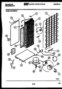 SYSTEM AND AUTOMATIC DEFROST PARTS Diagram and Parts List for FSK190EN3D  Kelvinator Refrigerator