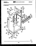 CABINET PARTS Diagram and Parts List for FPCE21TILW2  Frigidaire Refrigerator
