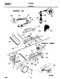 CONTROLS Diagram and Parts List for FRS24ZGHD0  Frigidaire Refrigerator