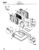 COMPRESSOR PARTS Diagram and Parts List for WAH11EP2T4  Frigidaire Air Conditioner