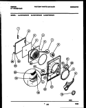 DOOR PARTS Diagram and Parts List for DG27T3WAFB  Gibson Dryer