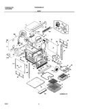 BODY Diagram and Parts List for PLEB30S8CCB  Frigidaire Wall Oven